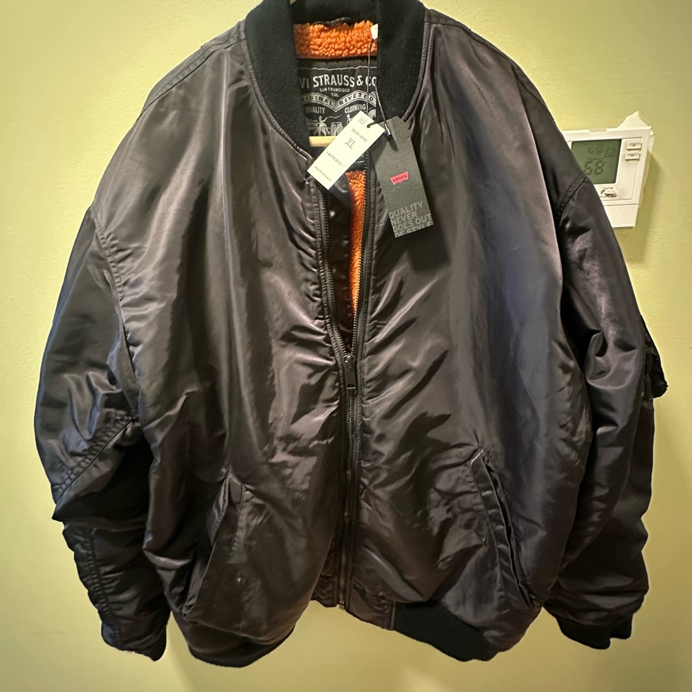 Levi's Men's Dark Brown Bomber Jacket